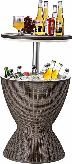 Costway 30L Ice Bucket in Brown