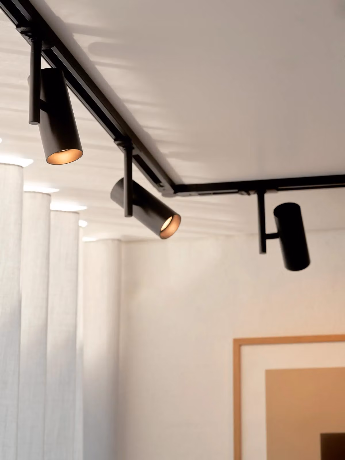 Nordlux Jerome Minimalist Black Metal Kitchen Rail GU10 Mains – 4