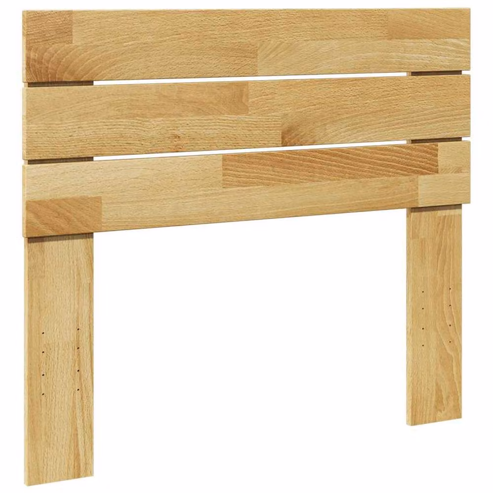 Berkfield Home Solid Oak Wood Headboard in Brown, Width: 75 cm – 2