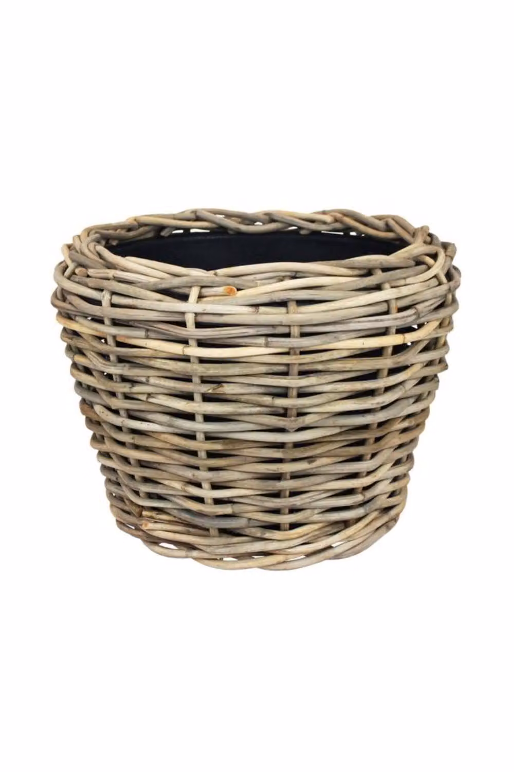 KDMD Grey Rattan Open Weave Drypot Basket, Diameter: 68 cm – 2