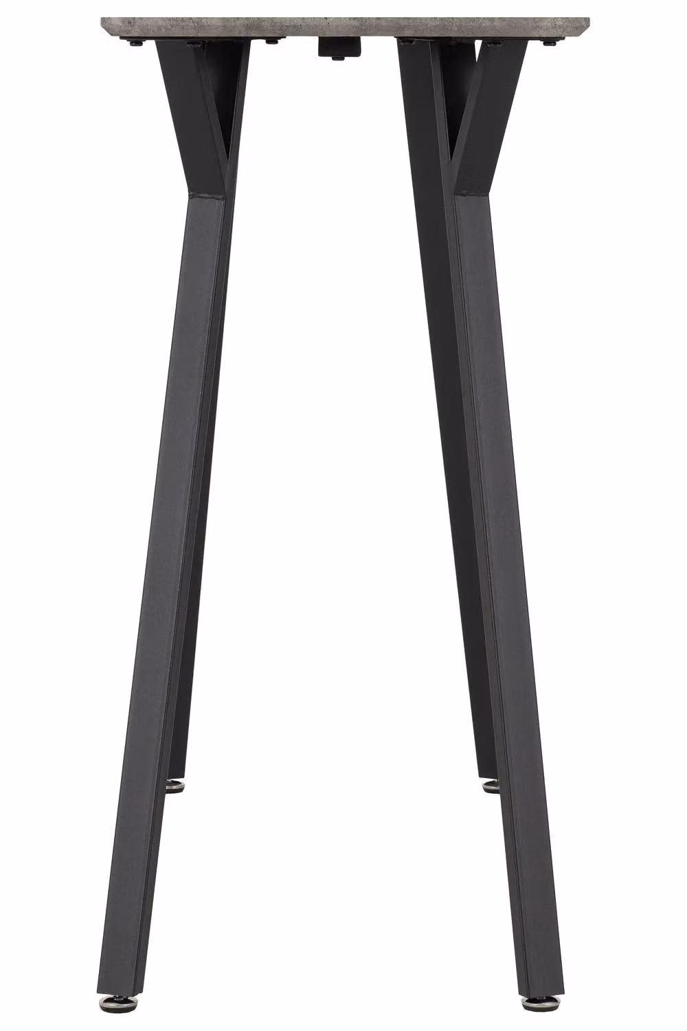Seconique Quebec Industrial Bar Table in Black and Grey Concrete Effect, W: 120 cm, D: 45 cm, H: 93 cm – 3