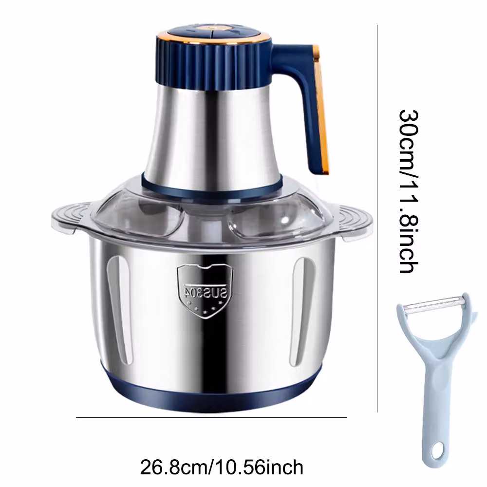Hinsinc 500W Electric Meat Grinder, Mincer and Food Processor in Blue – 2