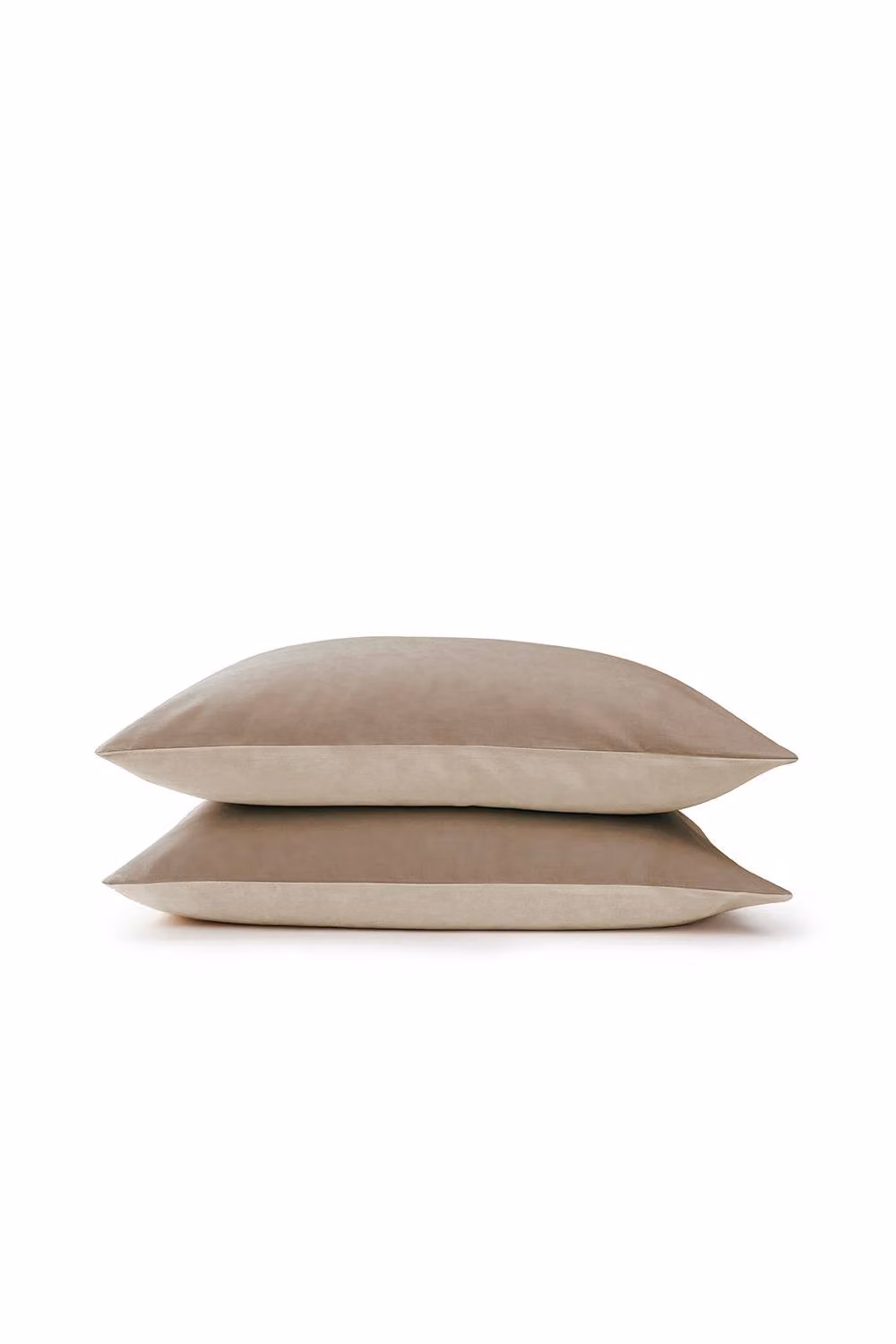 CHRISTY Relaxed Linen Washed Finish Reversible Standard Pillowcase Pair in Beige – 2