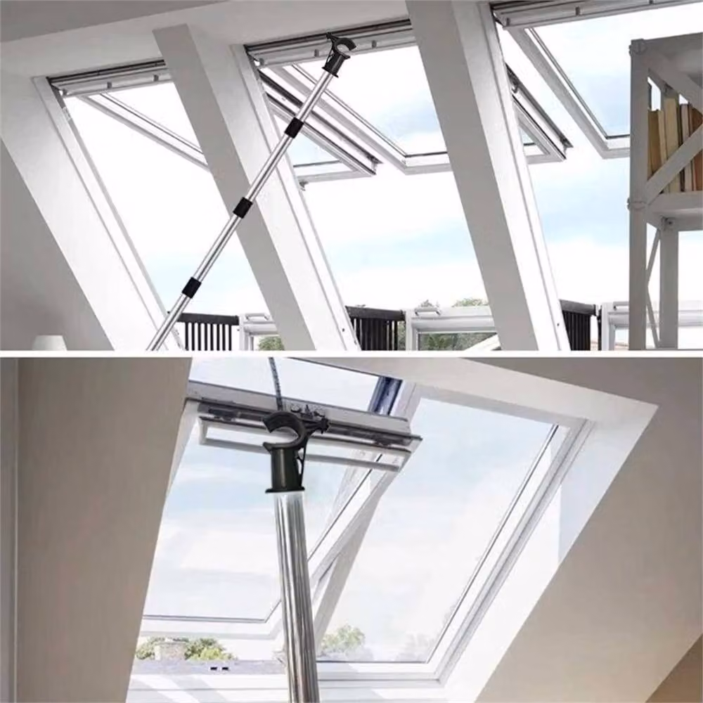 SPETLEK Skylight Opening Pole in Silver, W/D/H: 1000 x 52 x 1860 cm – 2
