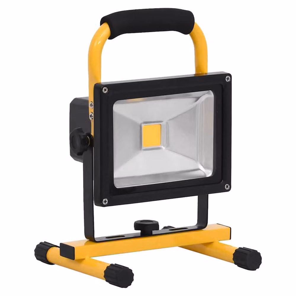 Berkfield Home Rechargeable LED Spotlight with Handle, 30 W, Cool White, Black – 4