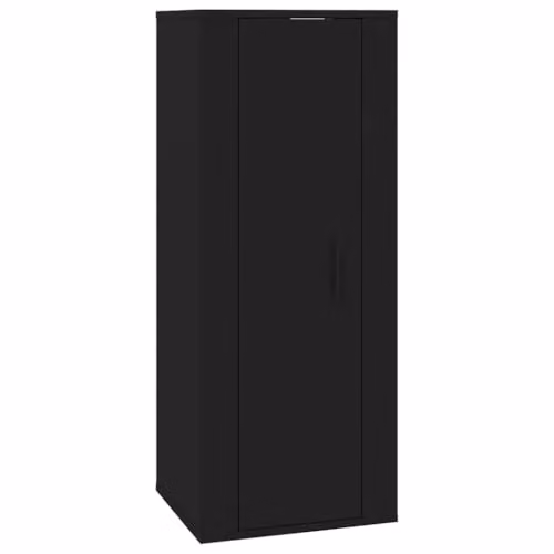 vidaXL Wall Mounted TV Cabinet in Black, W/D/H: 100 x 40 x 34.5 cm – 1