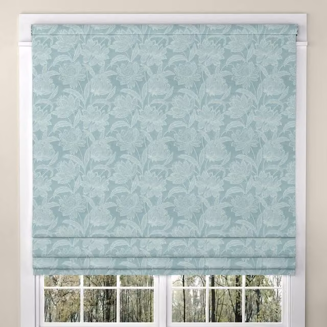Ante Decor Zante Made To Measure Blackout Roman Blind in Duckegg Blue