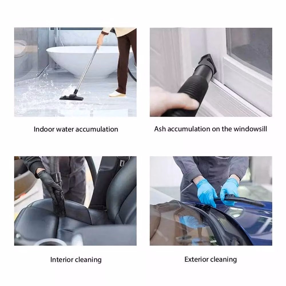 KORVIXA 1500W Wet and Dry Vacuum Cleaner in Silver with Stainless Steel Construction and Blow Function – 2
