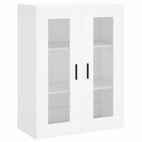 vidaXL Modern Wall Mounted Cabinet in White W/D/H: 69.5 x 34 x 90 cm