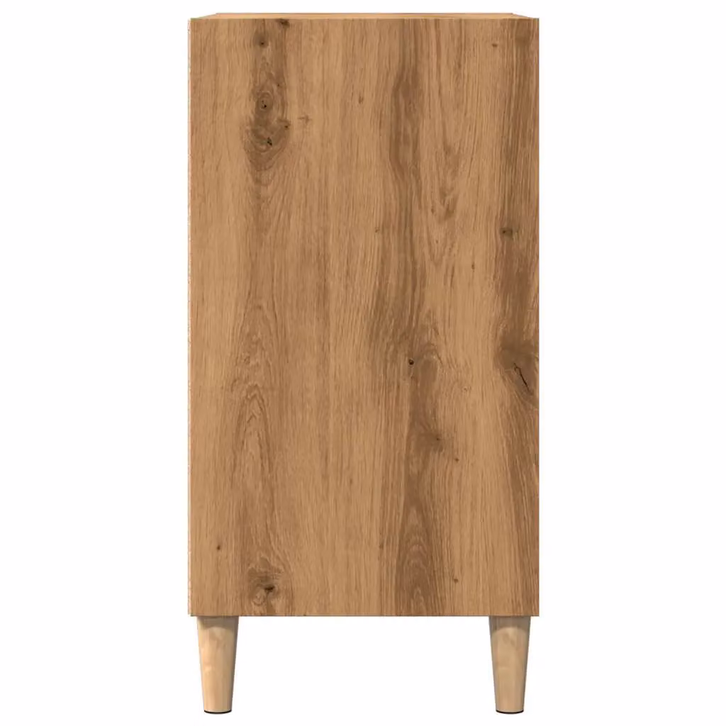 Berkfield Home Artisan Oak Sideboard in Brown, W/D/H: 57 x 35 x 75 cm – 4