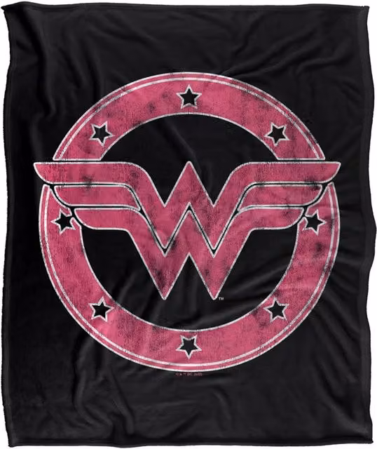 LOGOVISION Wonder Woman Emblem 1 Super Soft Silky Touch Fleece Throw Blanket, Multicolour, W: 127.0 cm, D: 152.4 cm – 6
