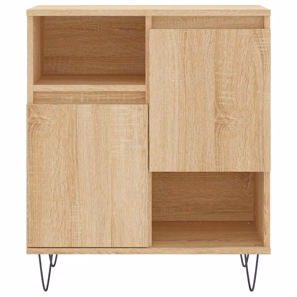 Berkfield Home Set of 2 Sonoma Oak Sideboards in Brown – 3
