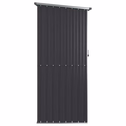 vidaXL Anthracite Galvanised Steel Garden Shed W/D/H: 118.5 x 97 x 209.5 cm – 5