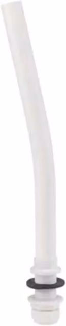 Thomas Dudley Angle Overflow Standpipe for Cistern, White