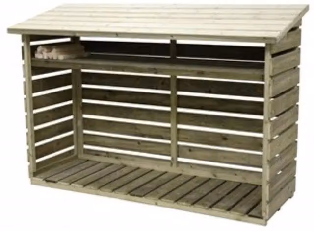 Empire Sheds Empire Log Store in Green