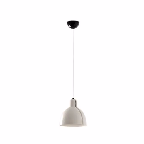 FARO Barcelona White Modern Dome Suspended Pendant Ceiling Light