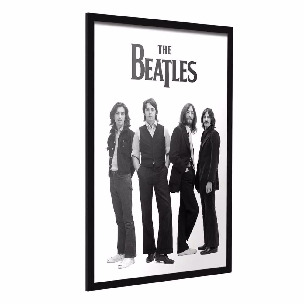 The Beatles Multicolour Typography Logo Paper Poster – 2