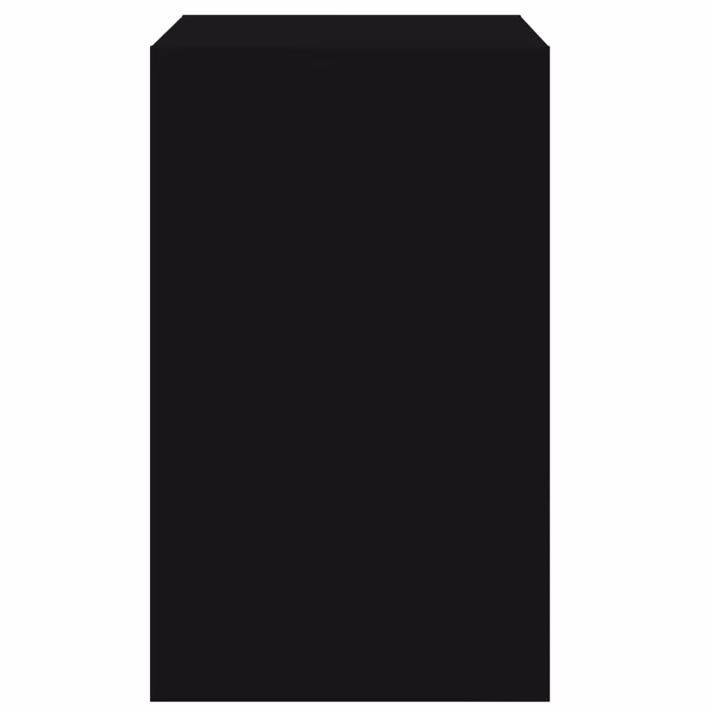 Berkfield Home Modern Black Shoe Cabinet with Tilting Compartments and Internal Drawers, W/D/H: 60 x 42 x 69 cm – 5