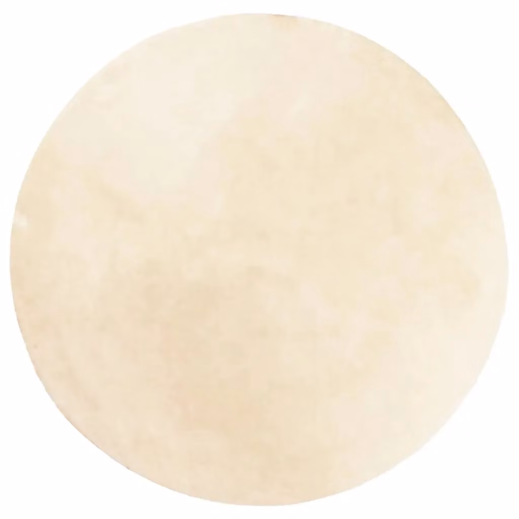 Berkfield Home HUARTE Round Short Pile Washable Rug in Beige, Diameter: 160 cm – 1