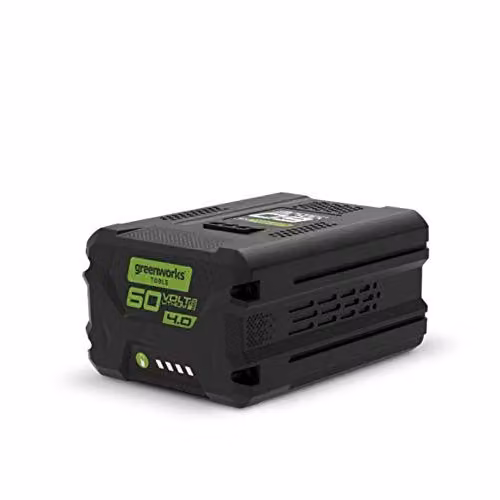 Greenworks Tools 60V 4Ah Li-ion Rechargeable Battery in Green and Black