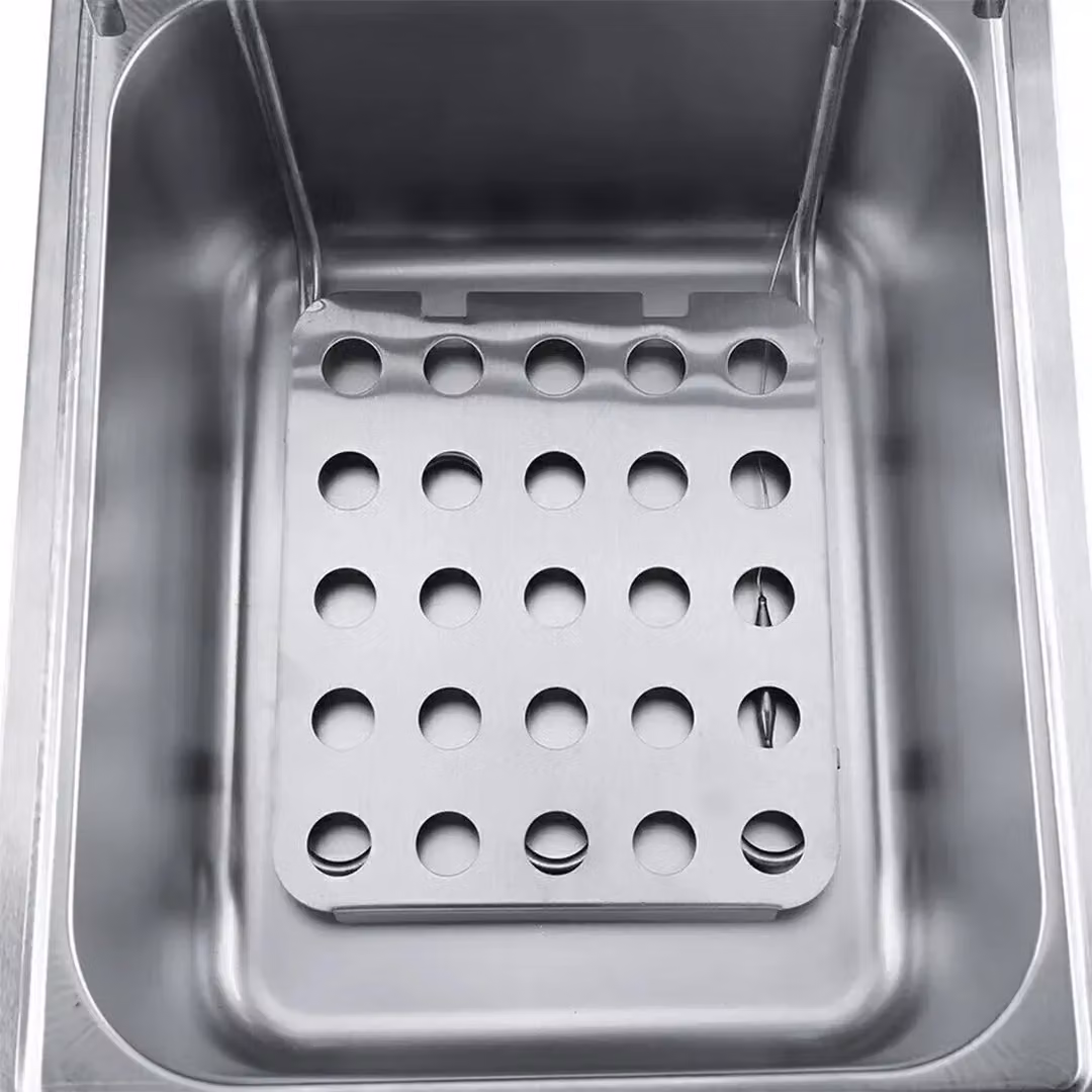 SPETLEK 10L Commercial Electric Deep Fryer with Stainless Steel Basket in Silver – 3