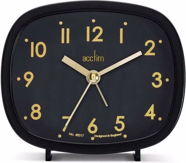 Acctim Hilda Beep Alarm Clock in Black