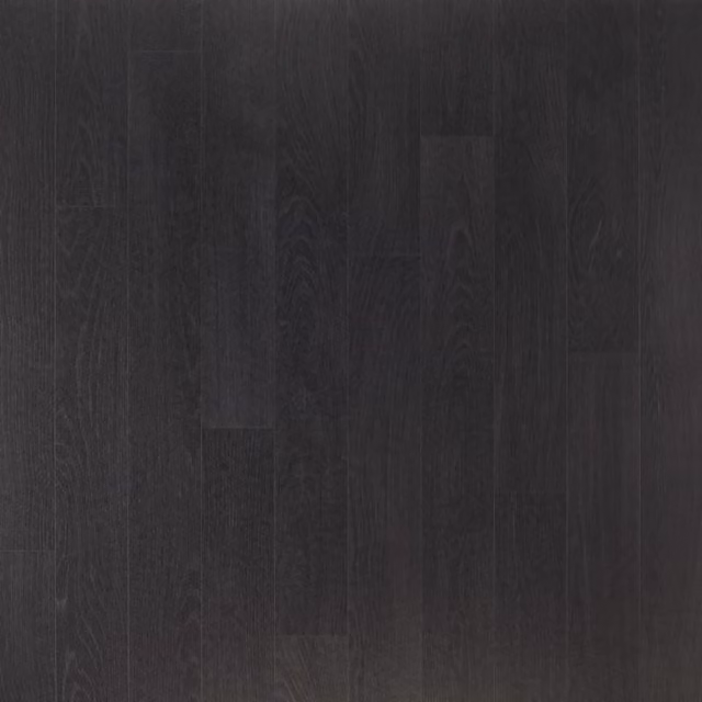 Vinyl Flooring UK Black Wood Effect Cushion Backed Vinyl Flooring Sheet, W: 400 cm, D: 300 cm
