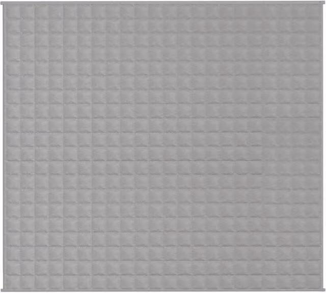 Berkfield Home Weighted Blanket in Grey, 200 x 230 cm, 9 kg, Allergy-Friendly Cotton with Glass Beads