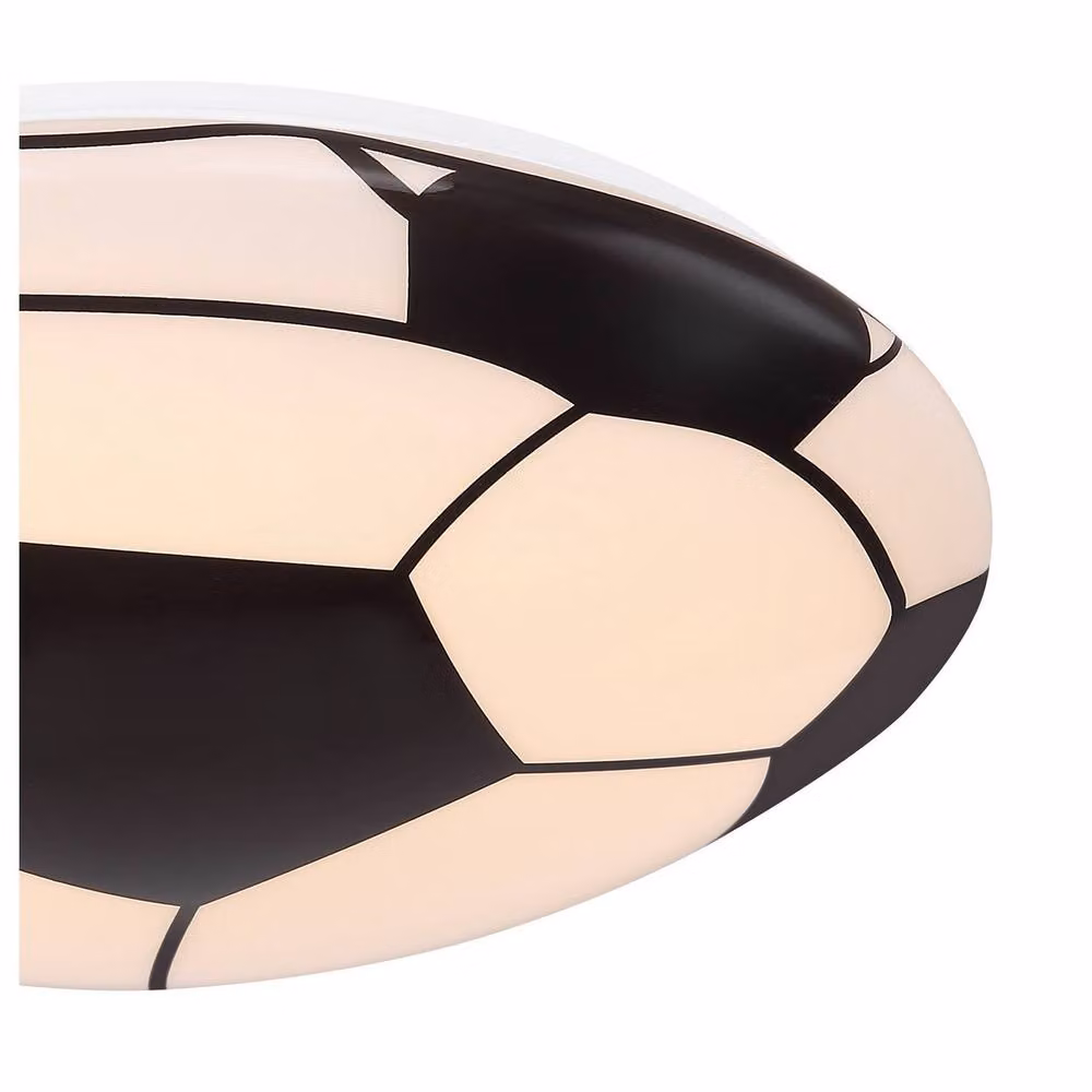 Globo Lighting Lemmi LED Sphere Flush Ceiling Light in White or Black with Warm White 3000K Light – 4