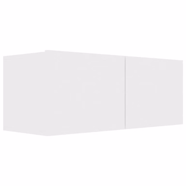 Berkfield Home Modern 4 Piece White MDF TV Cabinet Set for your Living Room
