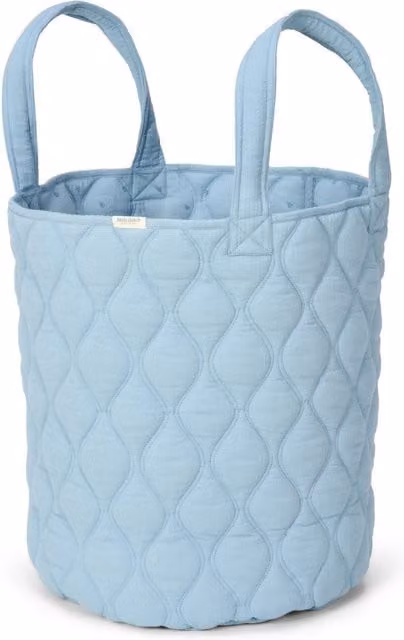 Little Dutch Fabric Storage Basket for Babies in Blue – 1