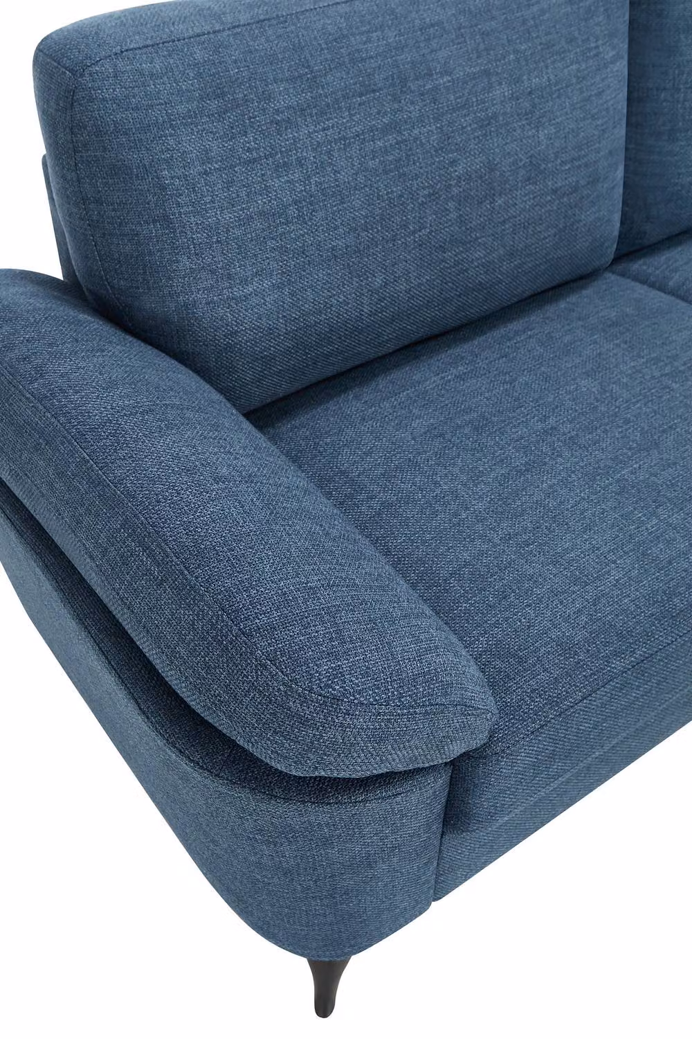 More4Homes Malmo 2 Seater Scandi Style Fabric Sofa in Blue – 4