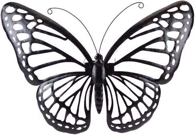 VFM e-Store Solar Garden Wall Lights in Black, W/H: 36 x 50 cm – 1