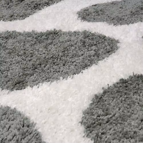 THE RUGS Soft Shaggy Area Rug in Sage Green, Modern Animal Print Patterned Carpet for Living Room and Bedroom, W: 80 cm, L: 300 cm – 3