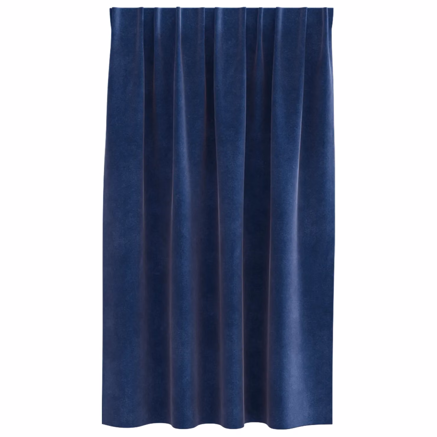 Berkfield Home Navy Blue Velvet Blackout Curtains, 2 Pack, Thermal Insulating and UV Resistant with Top Tape – 3