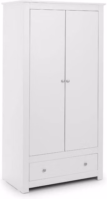 Cheshire Premium Hawthorne Wardrobe in Surf White – 1