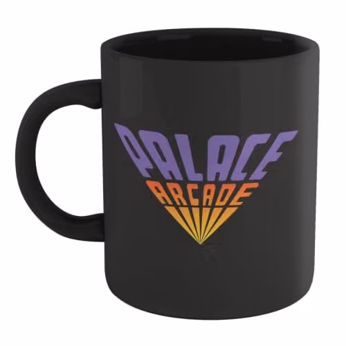 Zavvi Official Stranger Things Palace Arcade Ceramic Mug, Black