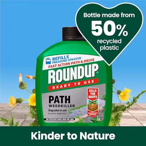 Roundup Path Weedkiller Ready to Use Refill for Pressure Sprayer, 5 l – 4