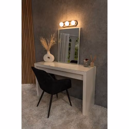 ValueLights Orbital 3 Way Bar Black Wall and Ceiling Light with Opal Glass Globe, IP44 Rated – 6