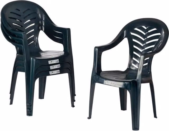 Resol Palma Garden Dining Chair in Green