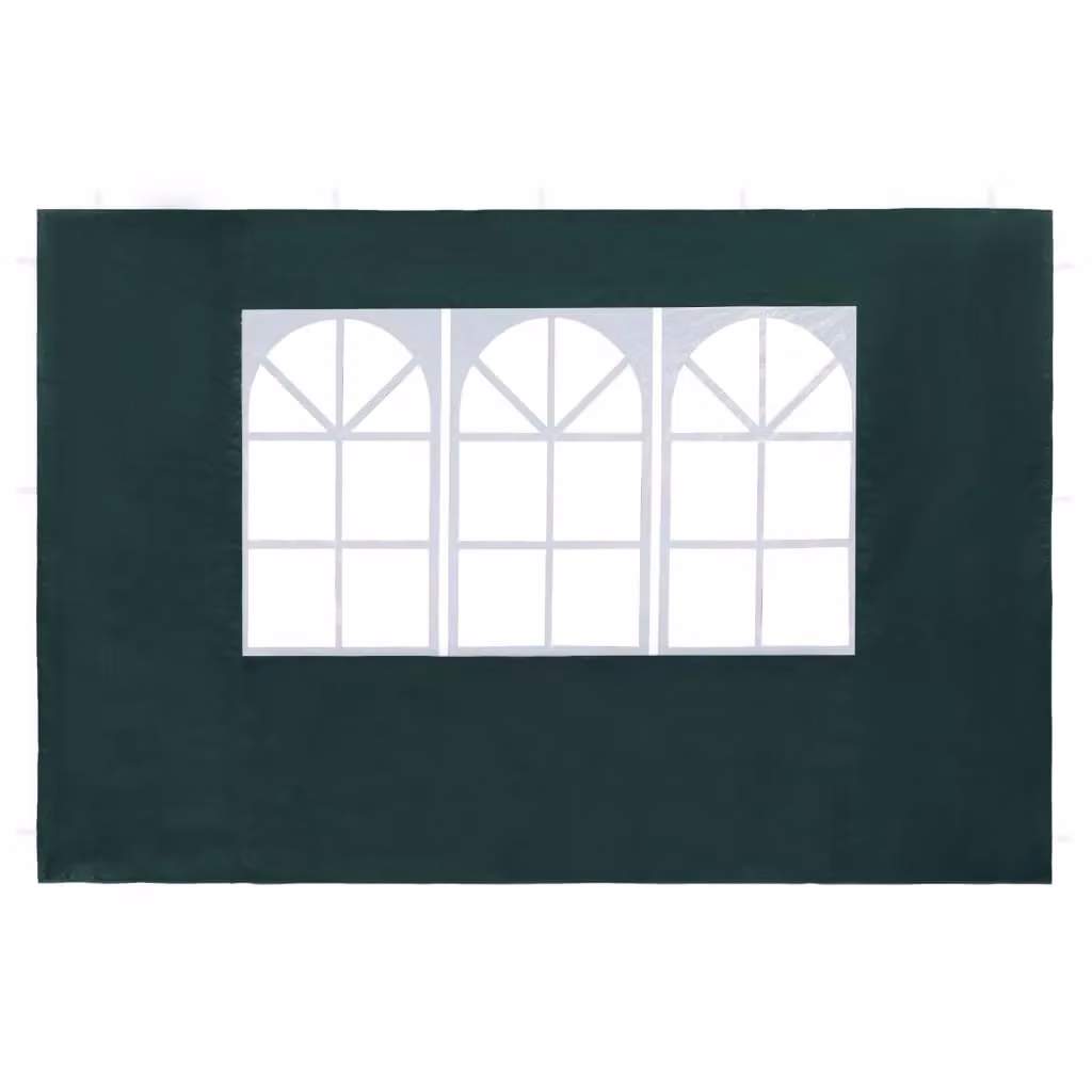 Berkfield Home Party Tent Sidewalls with Window, 2 Pieces, PE Green – 2