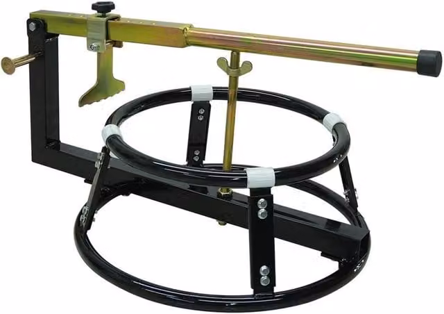 NESTLUNE Mechanics Workshop Garage Motorcycle Tyre Bead in Black, W/D: 1000 x 400 mm – 1