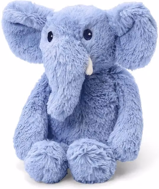 Blue Elephant Plush Softie Toy - Blue