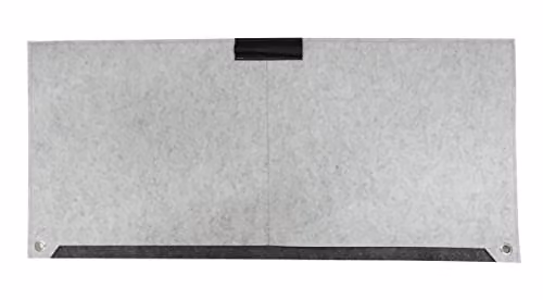 Accuratus Felt Computer Laptop Desk Pad, Grey, W: 72.5 cm, D: 33.0 cm – 2