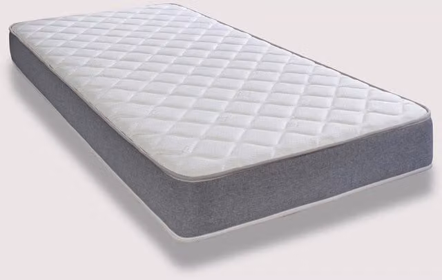 OHS Memory Shorty Hybrid Foam Mattress with Quilted Comfort Spring System in White