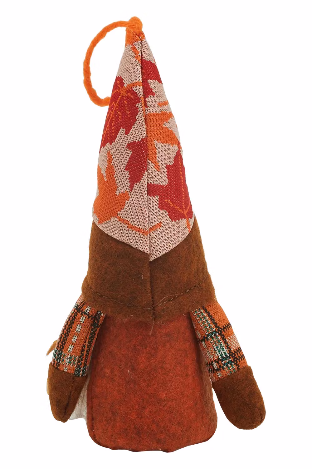 Living and Home Orange Light-Up Female Plush Gnome Halloween Couple Decoration for Tabletop and Shelf Displays – 3