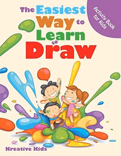 The Easiest Way to Learn to Draw Activity Book for Kids by Traudl Whlke, Multicolour