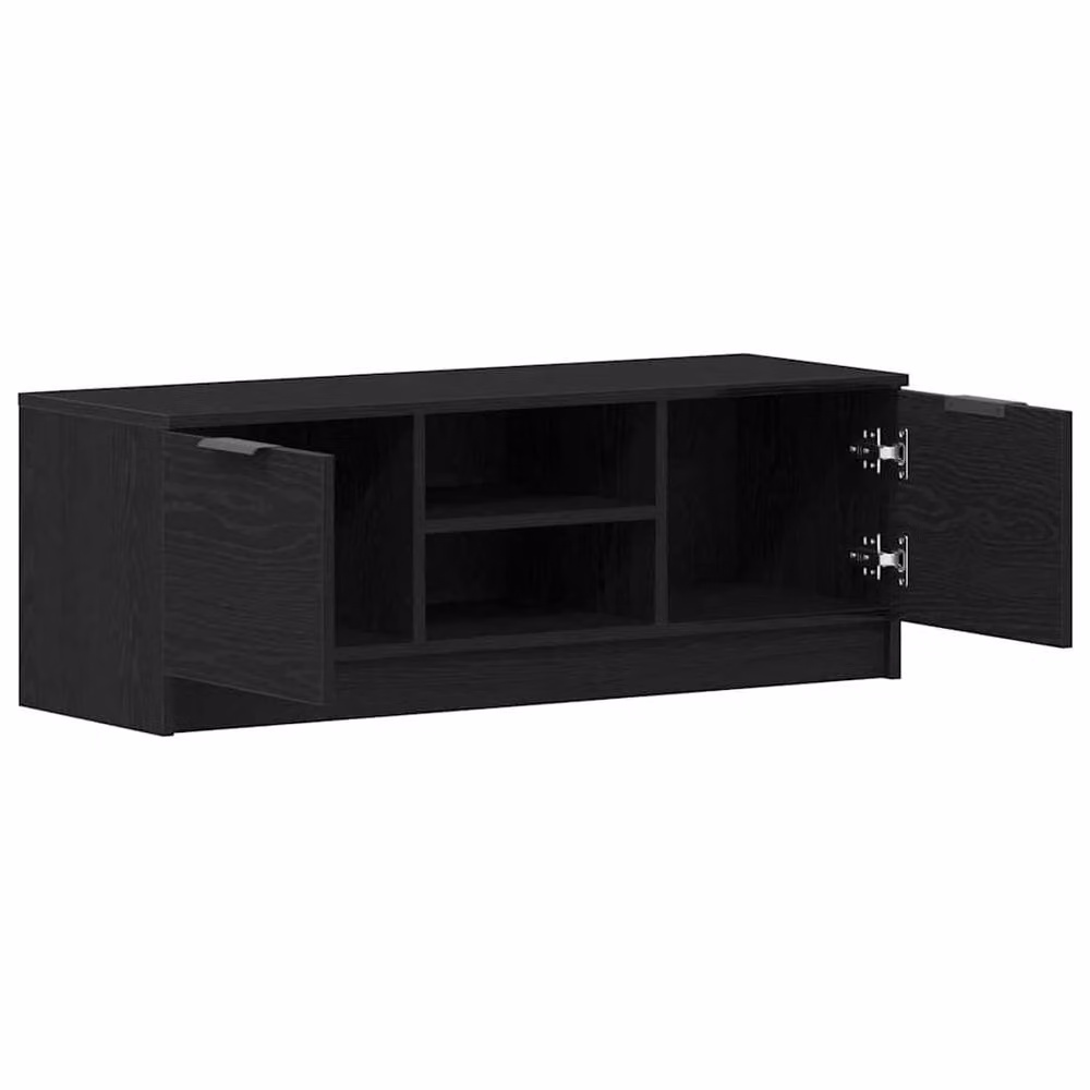 Berkfield Home Modern Black Oak TV Cabinet W/D/H: 102 x 36 x 36.5 cm – 5