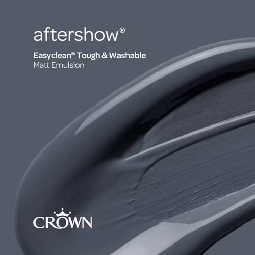 Crown EASYCLEAN Blue Matt Emulsion Wall Paint, 2.5L – 2