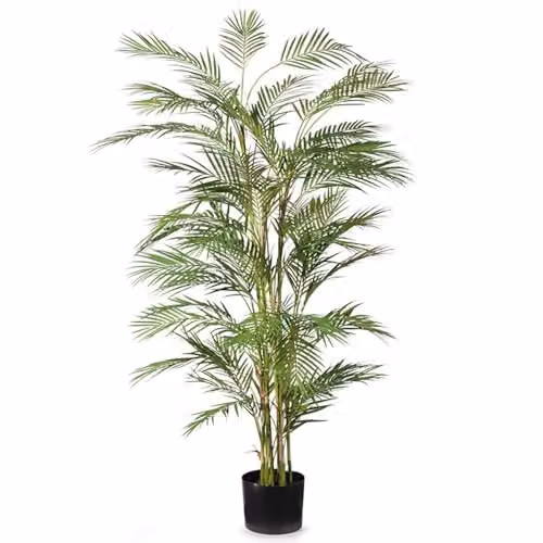 Leaf UK Large Artificial Areca Palm Tree, Green, Height: 180 cm – 2
